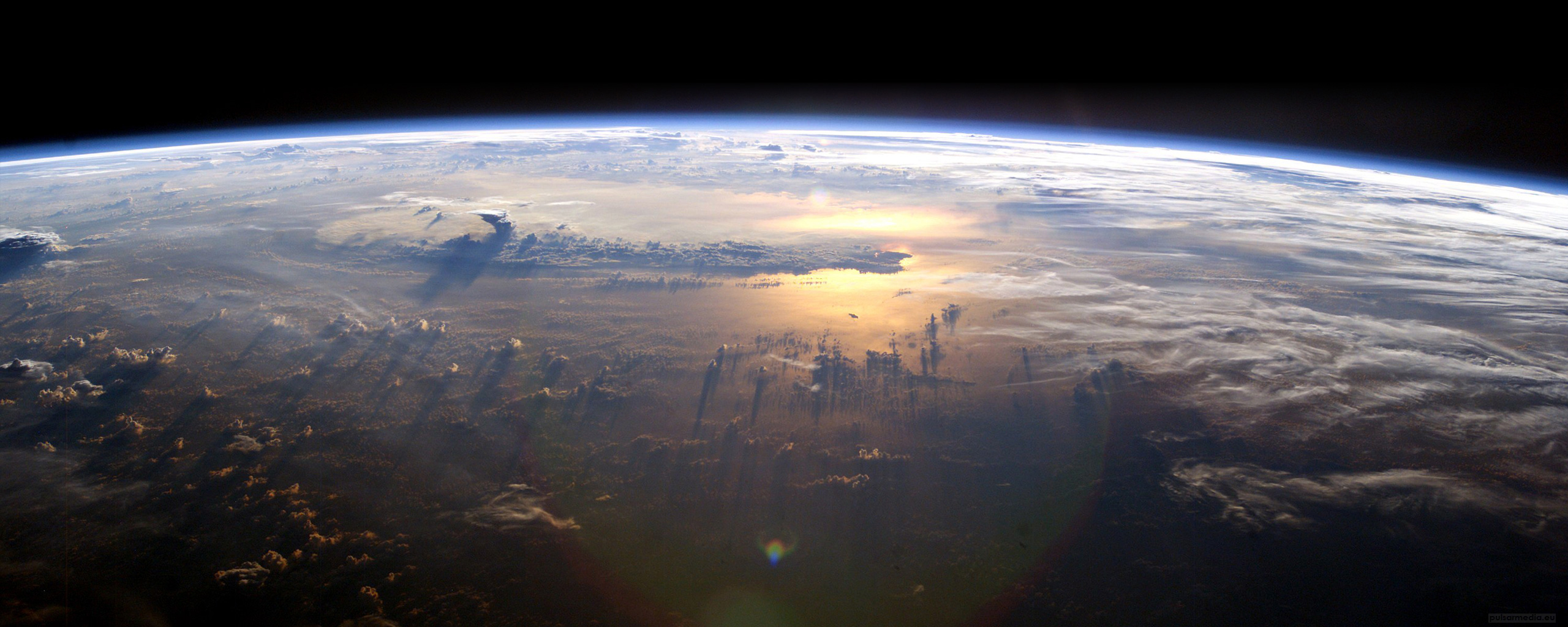 The world viewed from space. A beautiful vision that reminds us that we should preserve it